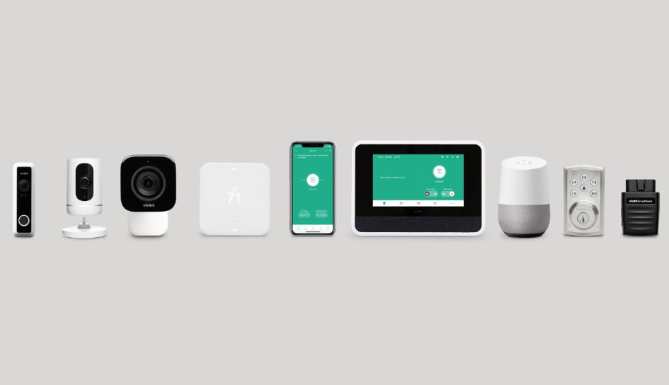 Vivint home security product line in Naperville